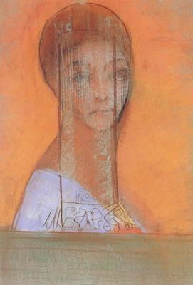 Odilon Redon Veiled Woman (mk19) Germany oil painting art